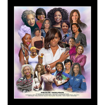 Yes, We Still Can: Powerful and Influential African American Women by Wishum Gregory (Black Frame)