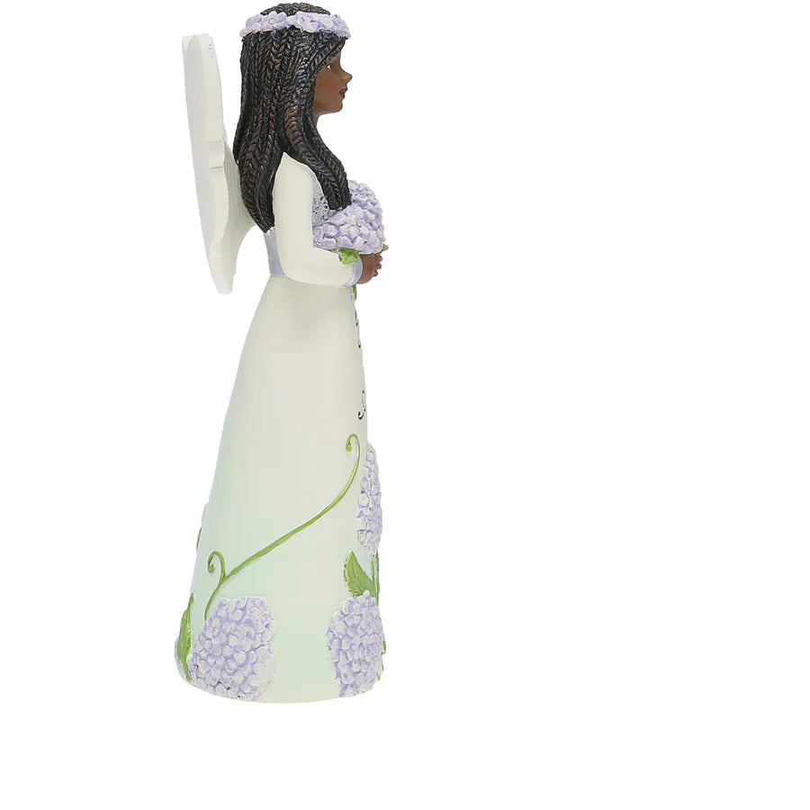 You're an Angel: African American Angelic Figurine - Ebony Elements Collection (Side)