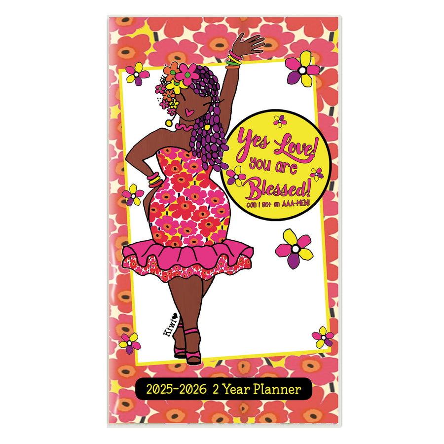 You Are Blessed by Kiwi McDowell: Two Year Pocket Calendar/Planner 2025-2026