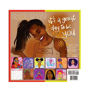 I Am So Enough: The Art of Madeleine Woods 2025 Wall Calendar (Back)