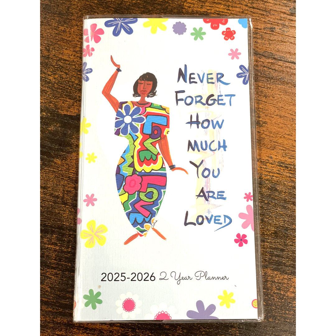 You Are Loved by Cidne Wallace: African American Two Year Pocket Calendar/Planner 2025-2026 (Lifestyle)