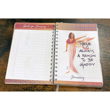 You Are Loved by Cidne Wallace: 2025 African American Weekly Inspirational Planner (Goal Planning Pages)