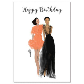 Happy Birthday: African American Birthday Card by Nicholle Kobi