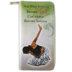 She Who Kneels: African American Womens Wallet/Clutch