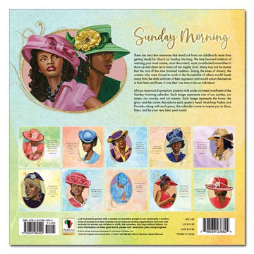 Sunday Morning: 2020 African American Wall Calendar (Back)