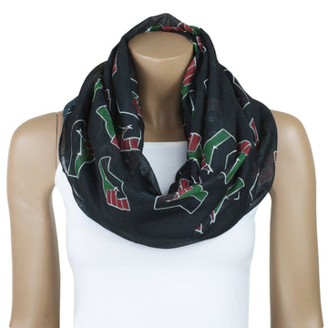 Resist: African American Liberation Lightweight Oversized Infinity Scarf (RBG)