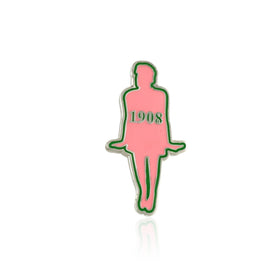 Ivy Stance: Alpha Kappa Alpha Inspired Lapel Pin