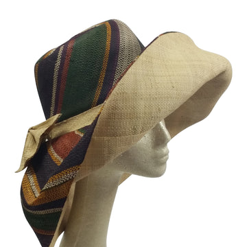 Chikere: Hand Made Big Brim Madagascar Raffia Sun Hat