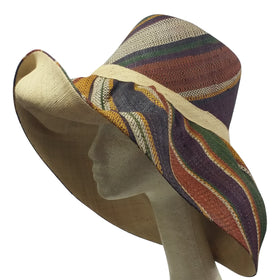 Chikere: Hand Made Big Brim Madagascar Raffia Sun Hat