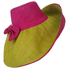 Katlego: Alpha Kappa Alpha Inspired Big Brim Raffia Hat