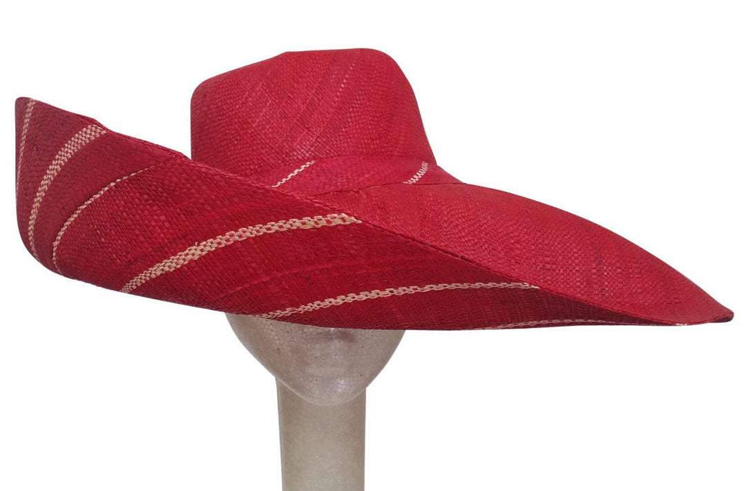 Ogechi: Hand Woven Madagascar Big Brim Raffia Sun Hat