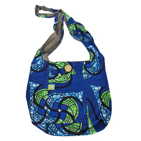 Authentic African Fabric Cross Body Sling Bag by Timbali Crafts