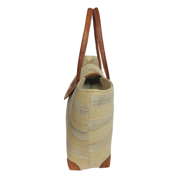 Olivia: Authentic Hand Woven Natural/Cream Madagascar Raffia Voninkazo Hand Bag