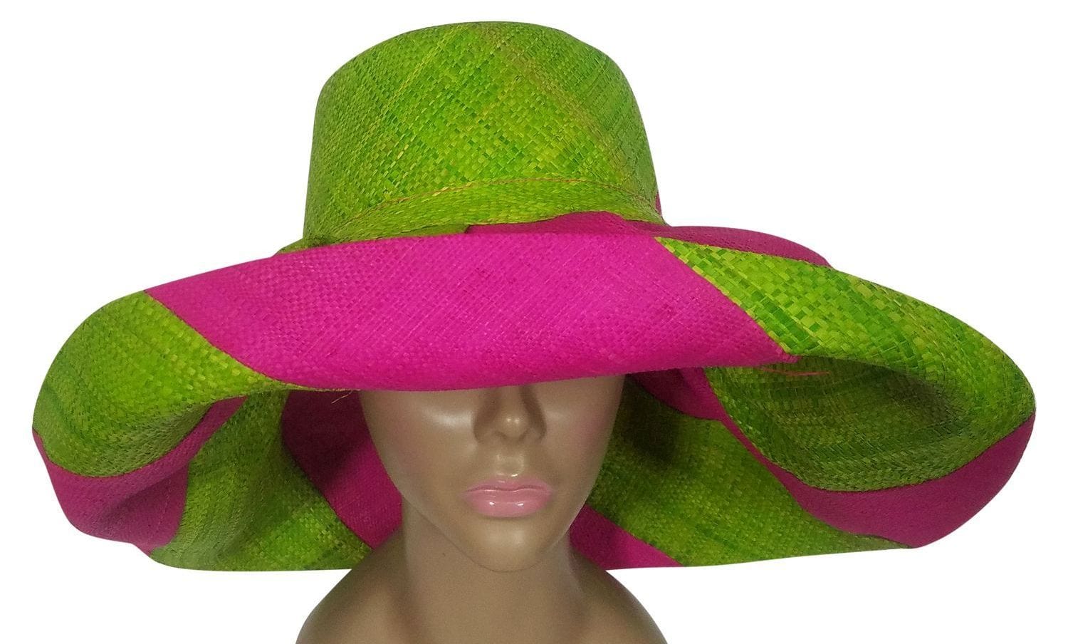 Pink and hot sale green hat