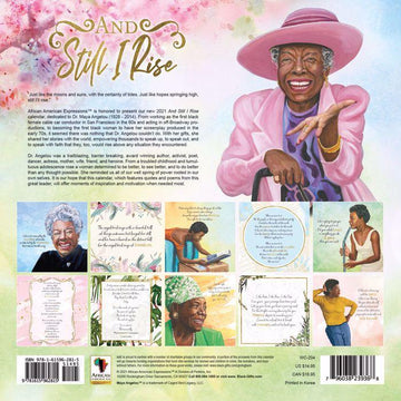 Maya Angelou: 2021 Black History Calendar by Keith Conner (Back)