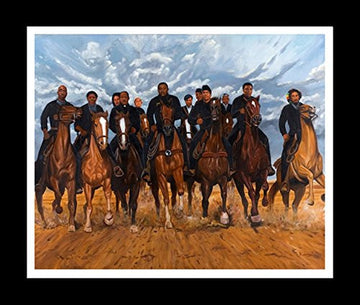 Freedom Riders by Kolongi Brathwaite (Black Frame)