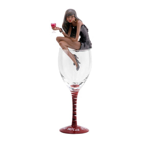 More Wine Please: African American Figurine (Hiccup Collection)