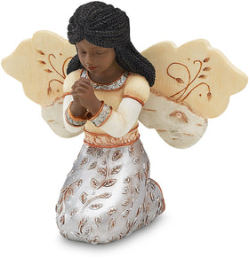 In Faith Angel: African American Figurine by Pavilion Gifts