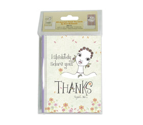 Kiwi McDowell Set: African American Thank You Cards by Shades of Color