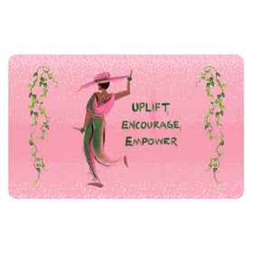 Uplift, Encourage and Empower: Alpha Kappa Alpha Interior Floor Mat