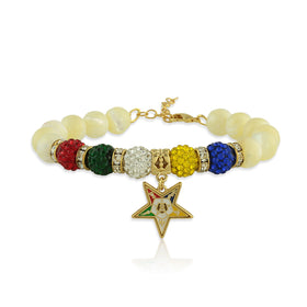 Order of the Eastern Star Charm Bracelet by The Masonic Depot