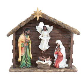 Unto Us a Child is Born: African American Nativity Scene (6 piece set)