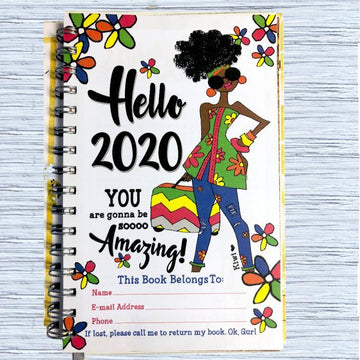 Living My Blessed Life: 2020 African American Weekly Planner by Kiwi McDowell (Interior)