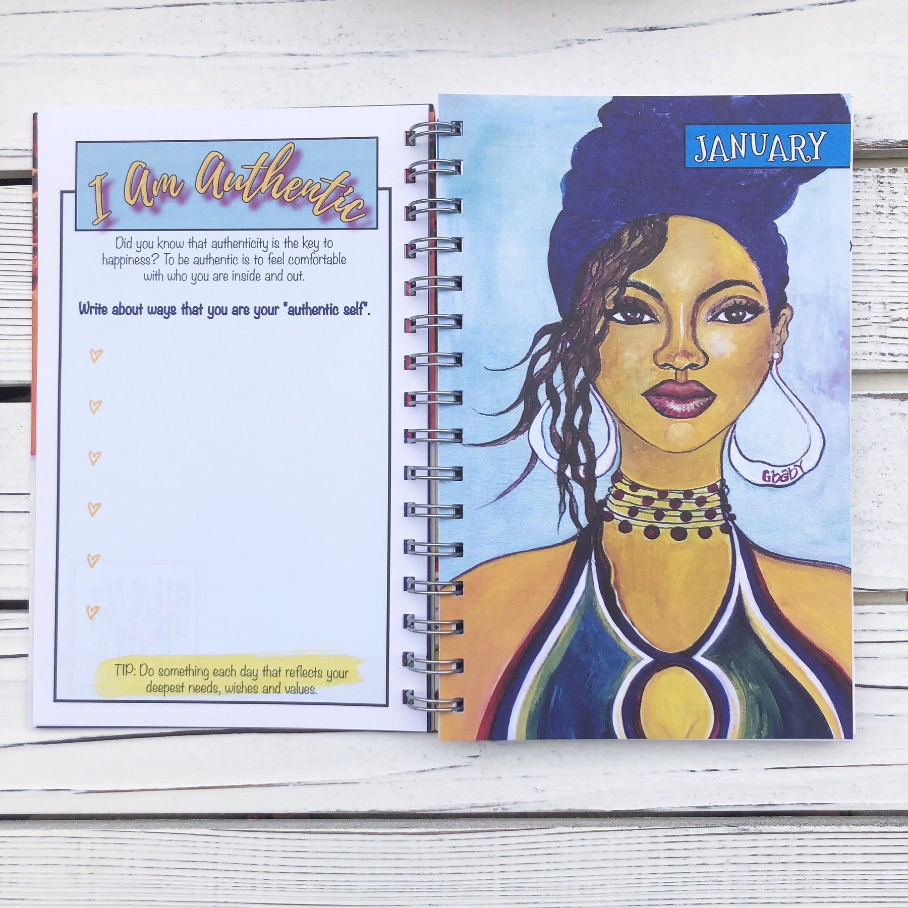 I Am Authentic: African American 2021 Weekly Planner by GBaby – The ...