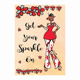 Get Your Sparkle On: African American Magnet by Kiwi McDowell