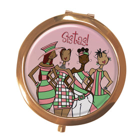 Sistas (Alpha Kappa Alpha): African American Pocket Mirrors by Kiwi McDowell