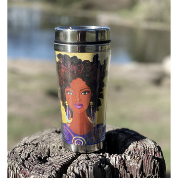 A Successful Future by Sylvia "Gbaby" Cohen: African American Travel Mug/Tumbler (Lifestyle)