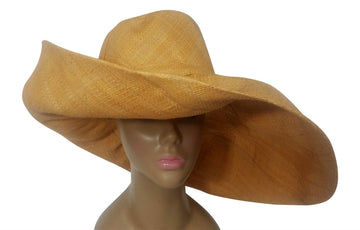 Zaila: Raffia Hat-Hats-The Raffia Boutique-59cm-Raffia-The Black Art Depot