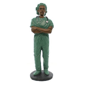 African American Nurse-Figurine-Positive Image Gifts-8.5 inches-Resin-The Black Art Depot