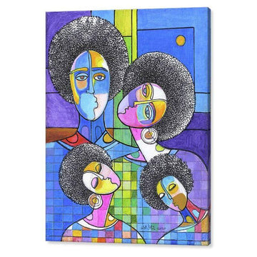 Afro Abstract by D.D. Ike (Canvas)