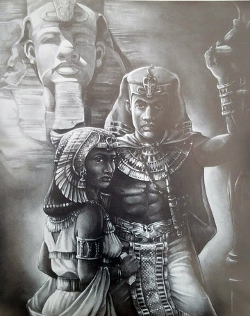 Amenophis III and Tiyi by Jay C. Bakari