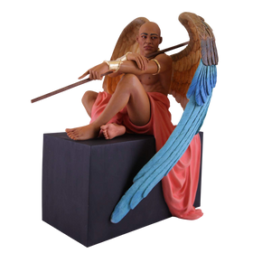 Angel at Rest: African American Figurine by Thomas Blackshear