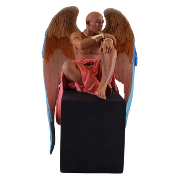 Angel at Rest: African American Figurine by Thomas Blackshear