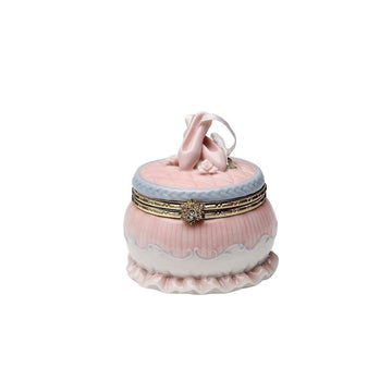 Ballerina Hinged Porcelain Keepsake Box by Cosmos Gifts