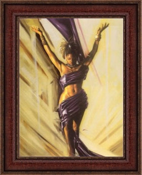 Behold (Fancy Brown Frame) by WAK (Kevin A. Williams)