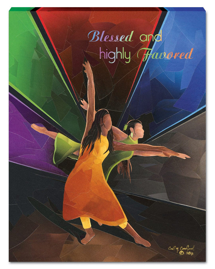 Blessed and Highly Favored Canvas Wall Hanging by Carl M. Crawford ...