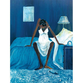 Blue Monday by Annie Lee: African American Jigsaw Puzzle