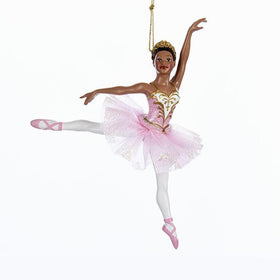 African American Ballerina Christmas Ornament by Kurt Adler