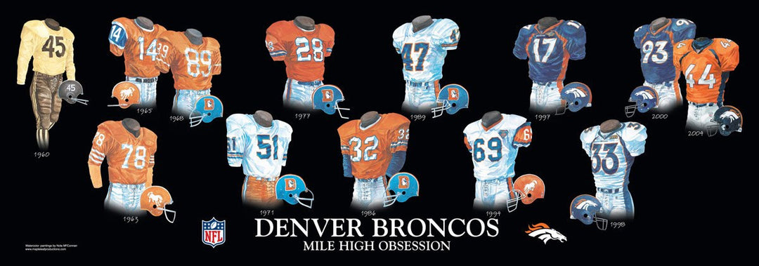 Denver Broncos: Mile High Obsession by Nola McConnan – The Black Art Depot