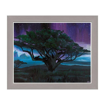 The Ancestral Plane (Black Panther Movie) by Cecil "CREED" Reed (Silver Frame)