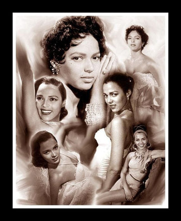 Dorothy Dandridge by Wishum Gregory (Black Frame)