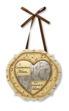 Grandmother Heart Plaque