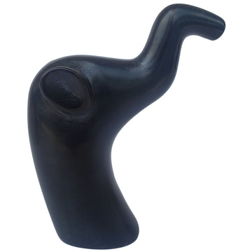 Authentic Black Elephant Soapstone Sculpture (Kenya)