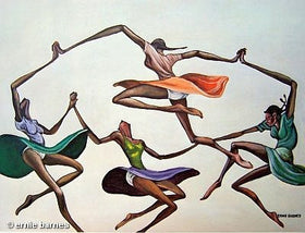 Ring Around The Rosie by Ernie Barnes