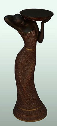 Woman Votive Candleholder (Brown) III