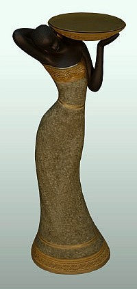 Woman Votive Candleholder (Tan) III